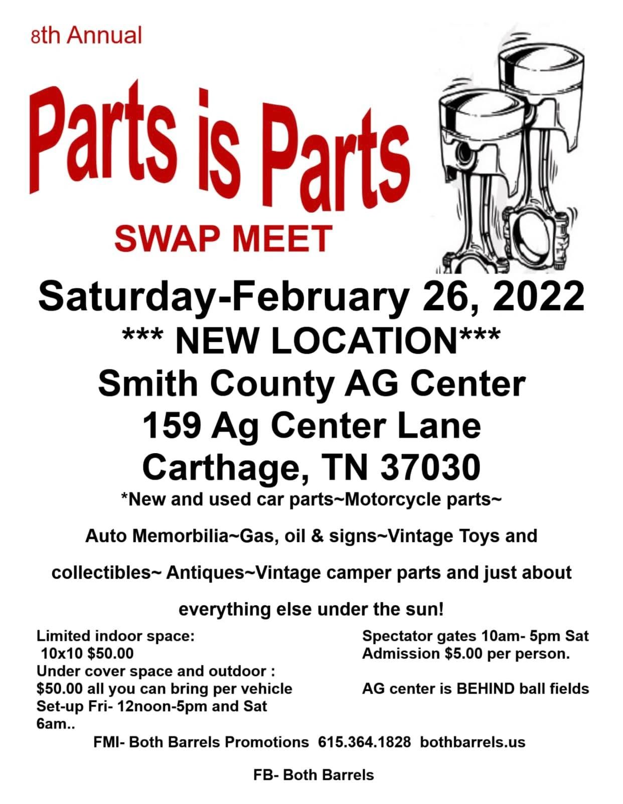 Parts is Parts Swap Meet